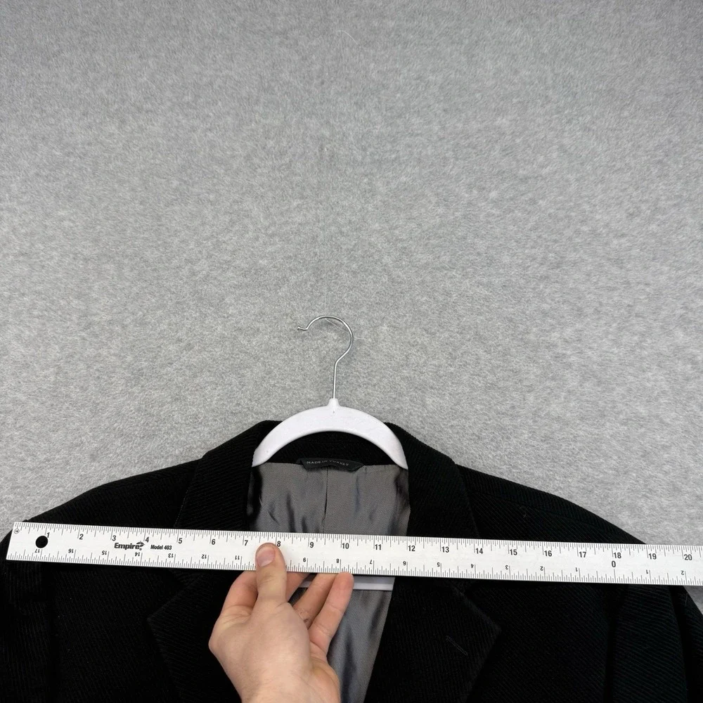 Banana Republic 44 Reg Black Corduroy Blazer Sport Coat Tailored Fit Mens Jacket